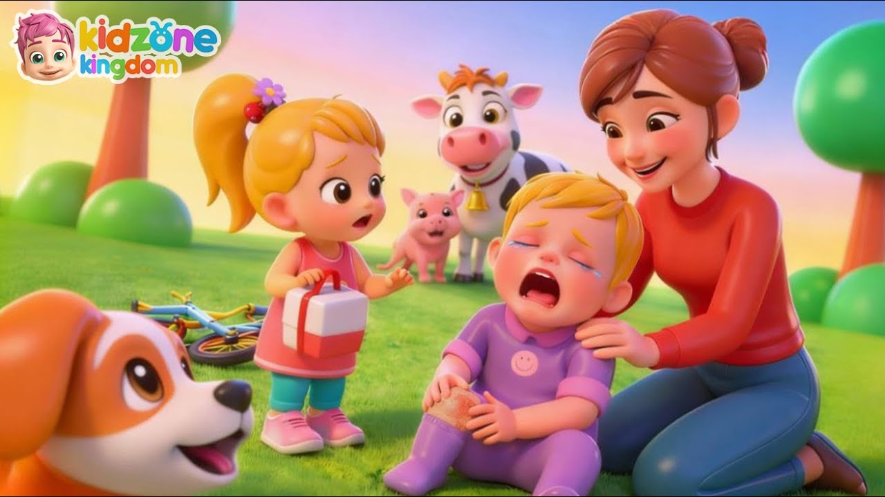 Boo Boo Song + Wheels On The Bus With Animals + Baby shark + Old MacDonald (Baby Animals Edition)
