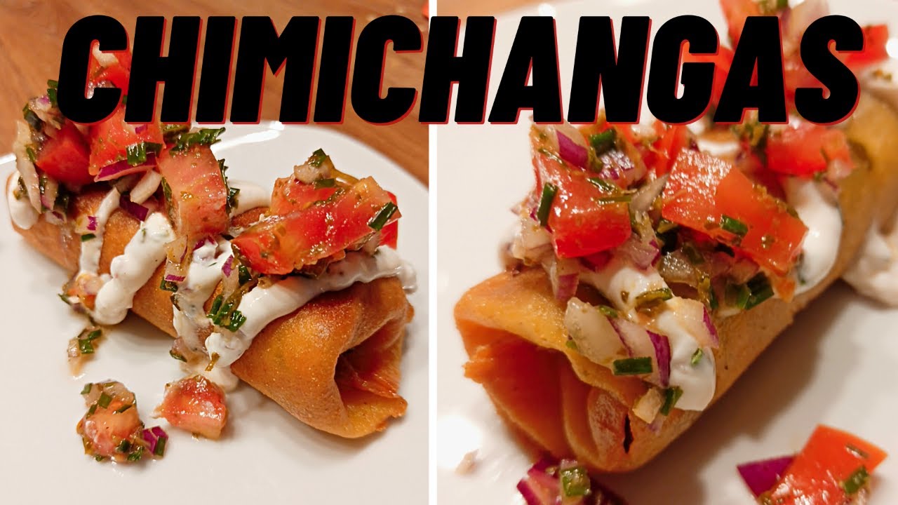Diese super leckeren CHIMICHANGAS mit Rindfleisch musst du probieren!