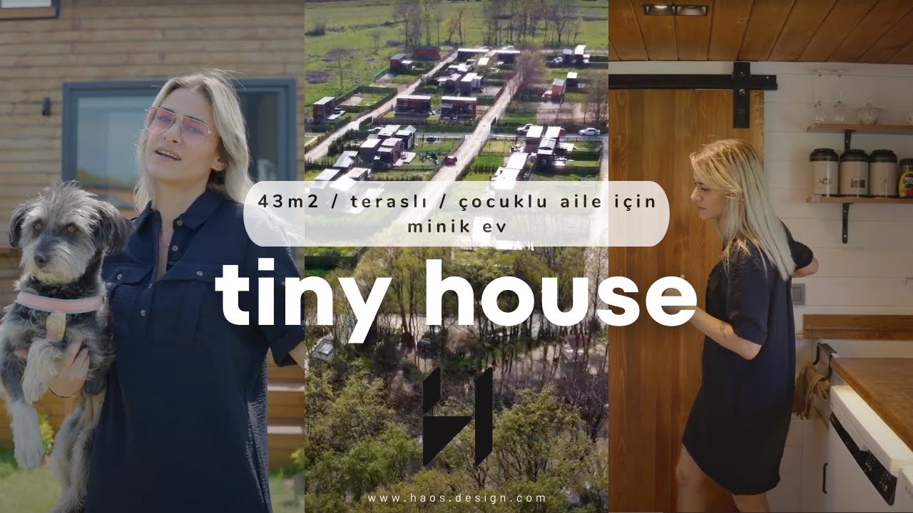 2+1 Tiny House  | 4 Kişilik Ailenin Yaşadığı Küçük Ama Dev Dünya | Haos Design modelCERES | Teraslı
