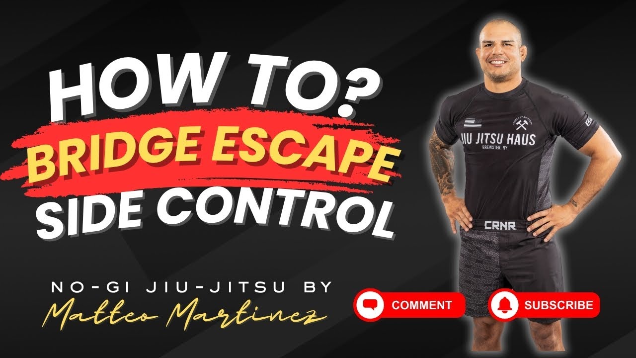 How to Bridge Escape (Side Control) | No-Gi Jiu-Jitsu