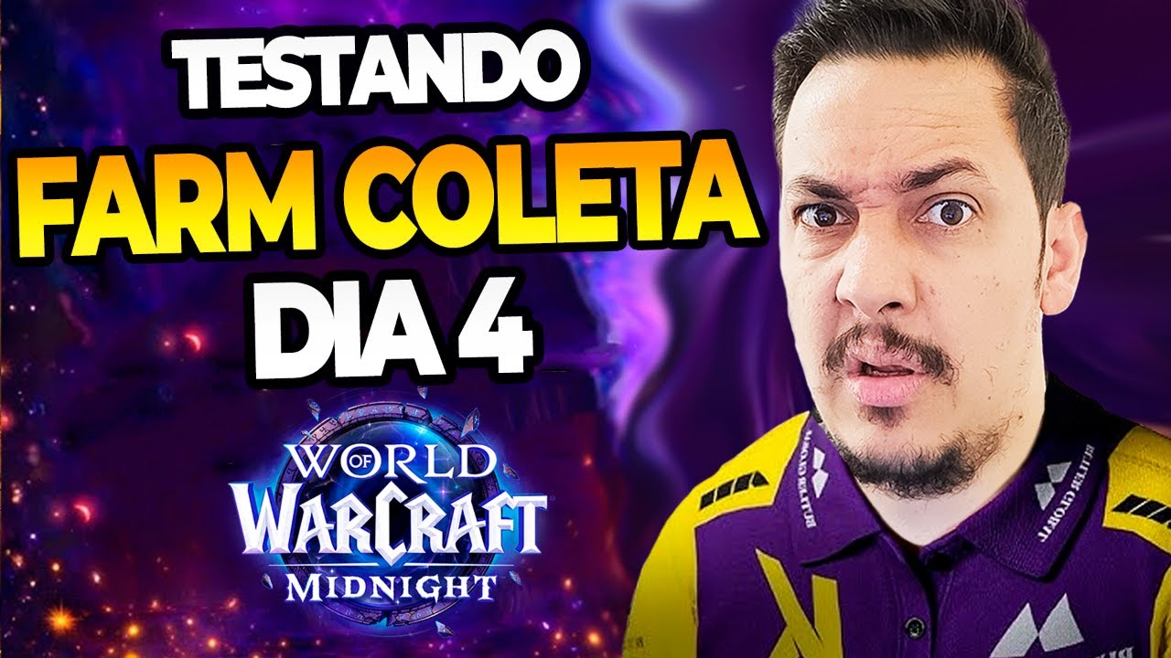 FARM GOLD MIDNIGHT - COLETA POR HORA?? DIA 4 #WOW #canalnoobgo #skinscs2