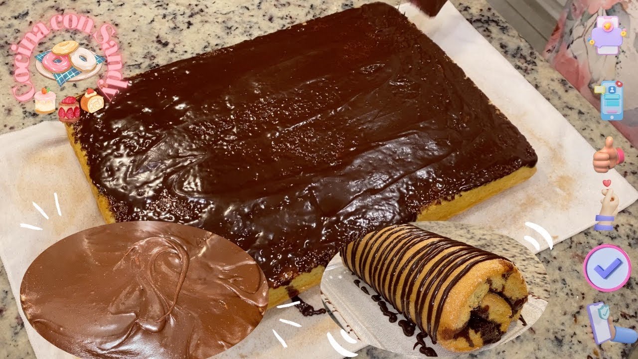 Relleno de Chocolate Abuelita para Rollo Fácil dde preparar y muy Delicioso!!! Paso a Paso