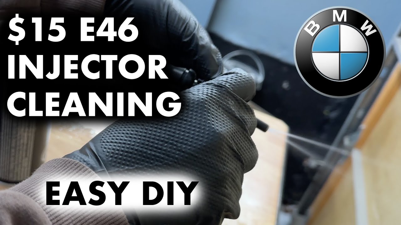 $15 DIY BMW FUEL INJECTOR CLEANING/FLUSH E46 TUTORIAL | SINGLE BANK LEAN CODE FIX