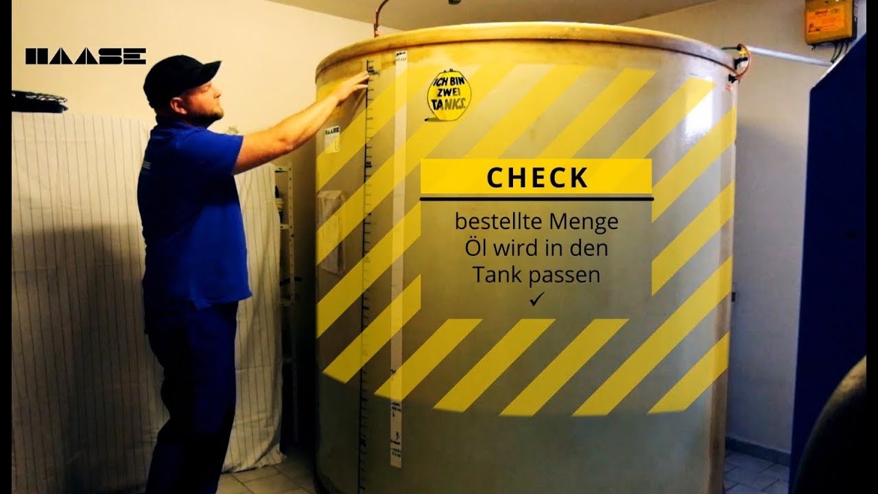 Befüllung eines Heizöl-Kellertanks von Haase