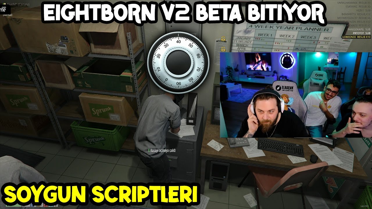 Eightborn V2 Beta Bitiyor | Soygun Scriptleri | Elraenn Yenilikleri Gösteriyor