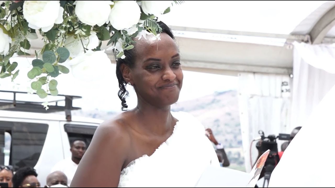 Wedding of Museveni's daughter Patience Rwabogo & husband as they renew marriage vows after 20 years