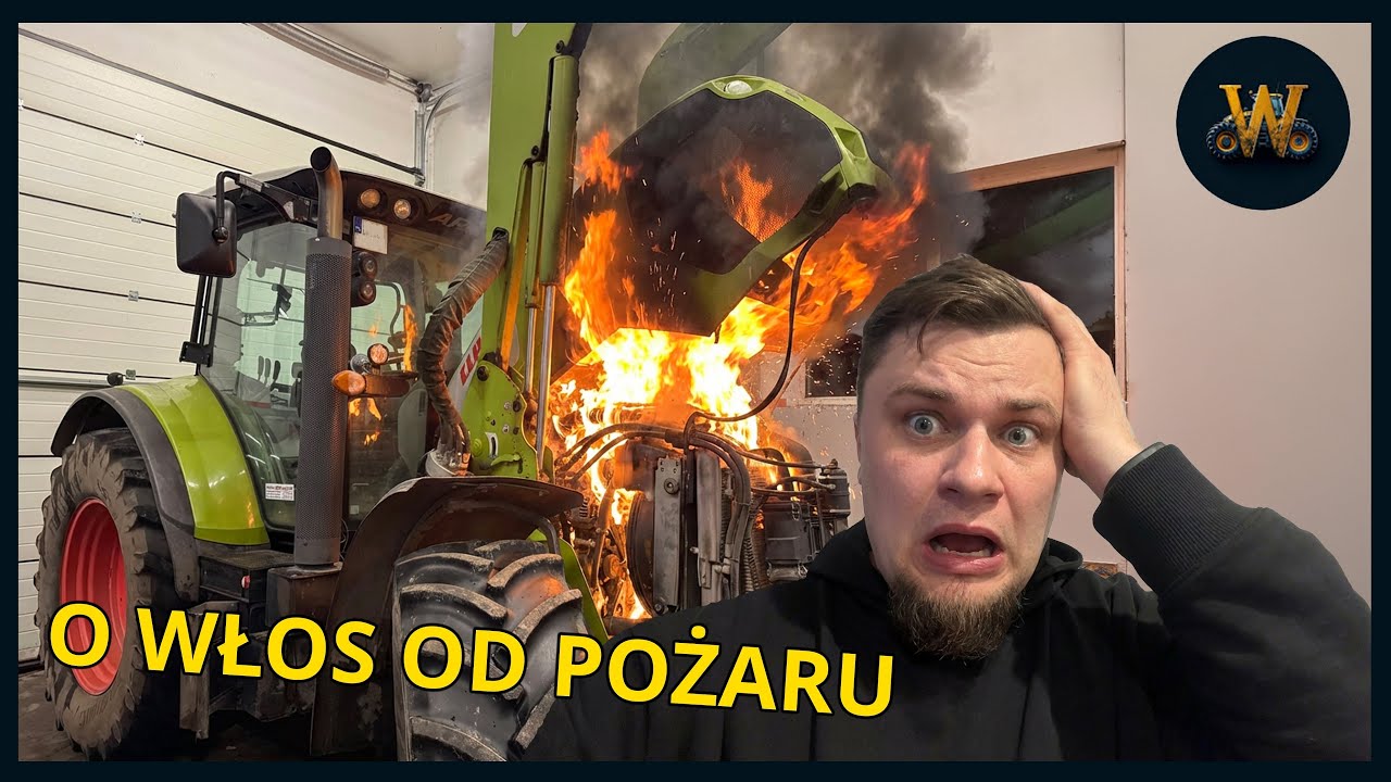 Co na blacie dziś w warsztacie. CLAAS ARION 650- uszkodzona instalacja elektryczna.