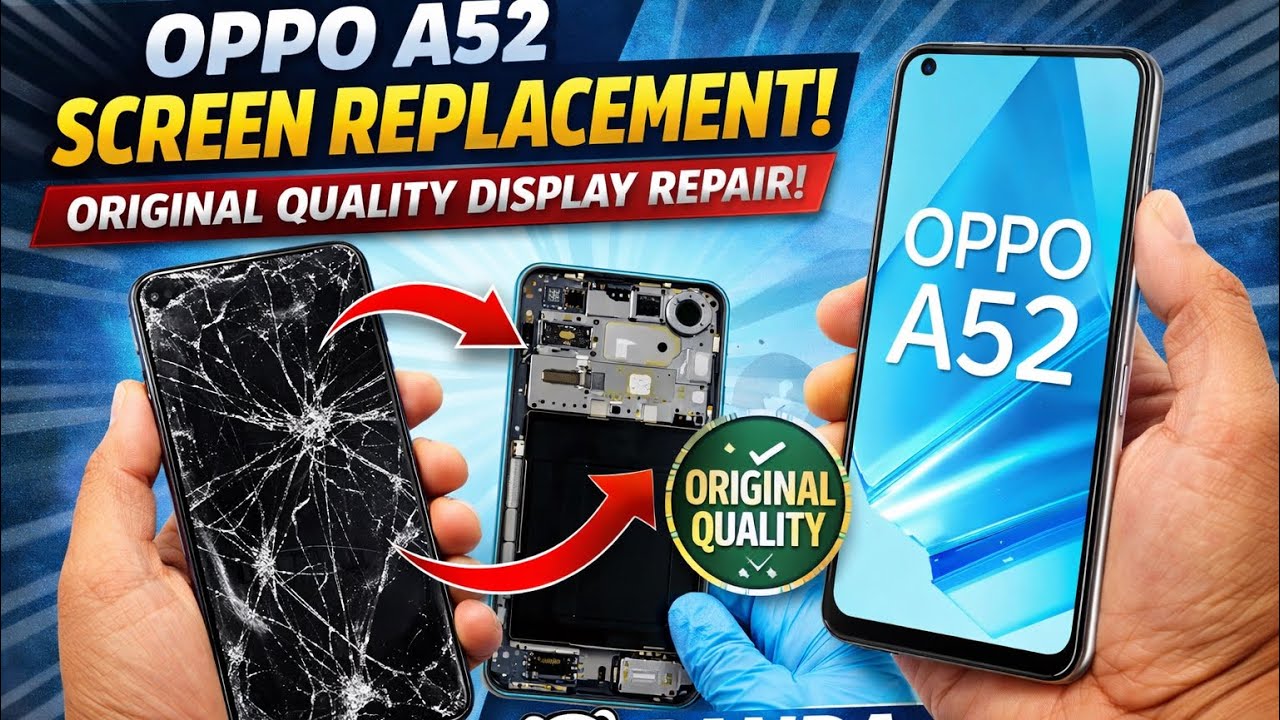 Oppo A52 Screen Replacement | Original Quality Display Repair | (PANDA MOBILE CARE)