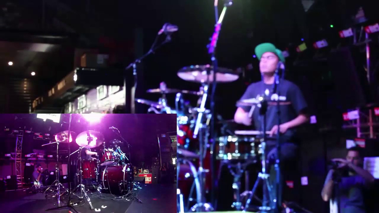 Mark Pacpaco - Guitar Center 28th Drum Off Semifinals in Hollywood Blurred Camera