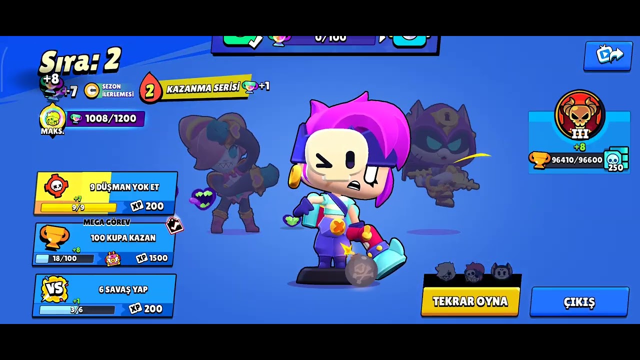 Brawl Stars oynuyorum ama her maç beni öldüren karakteri seçiyorum