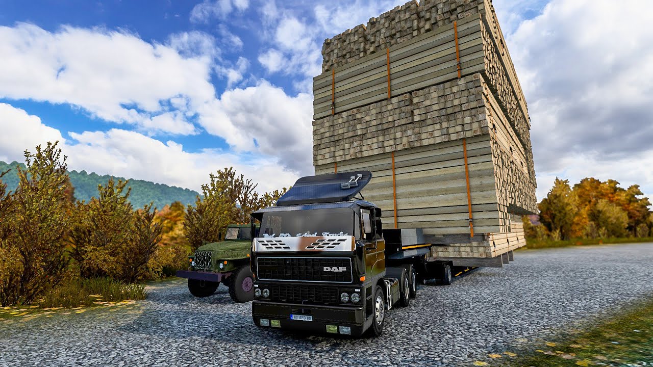 Dede Daf İle Devasa Yük | South Region Haritası | Euro Truck Simulator 2 | 1.43