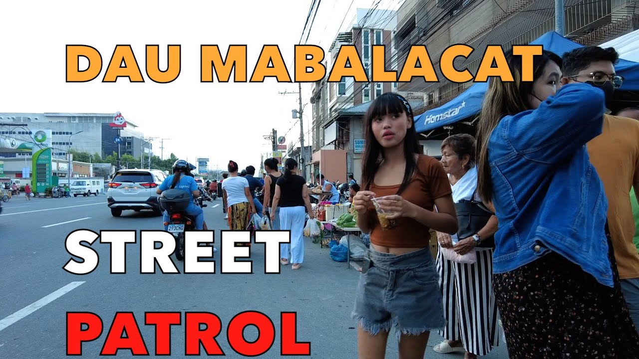 Philippines Hidden Gem Streets and Street Food Market in Dau Mabalacat