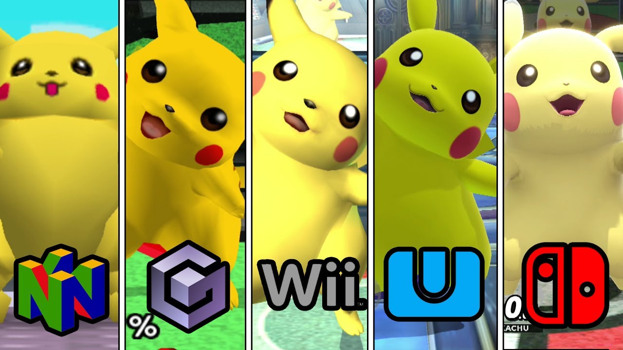 Evolution Of All Character's Taunts In Super Smash Bros Series (Graphic, Voice & Taunt Changes)