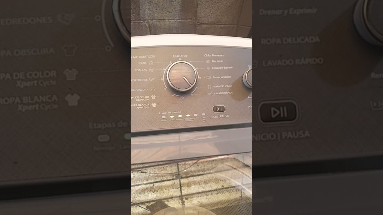 Repara lavadora whirpool no llena continuamente