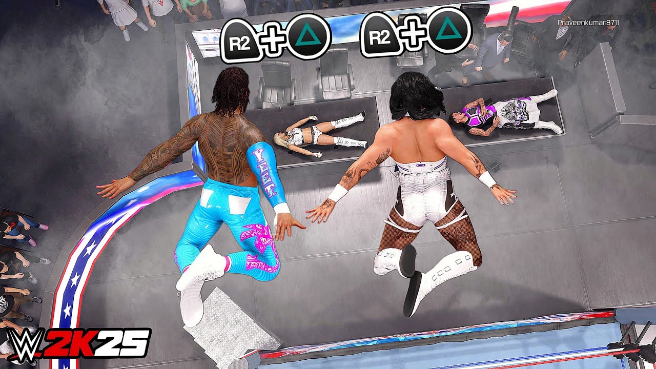100 Extreme Moments in WWE 2K25! Pure Chaos!