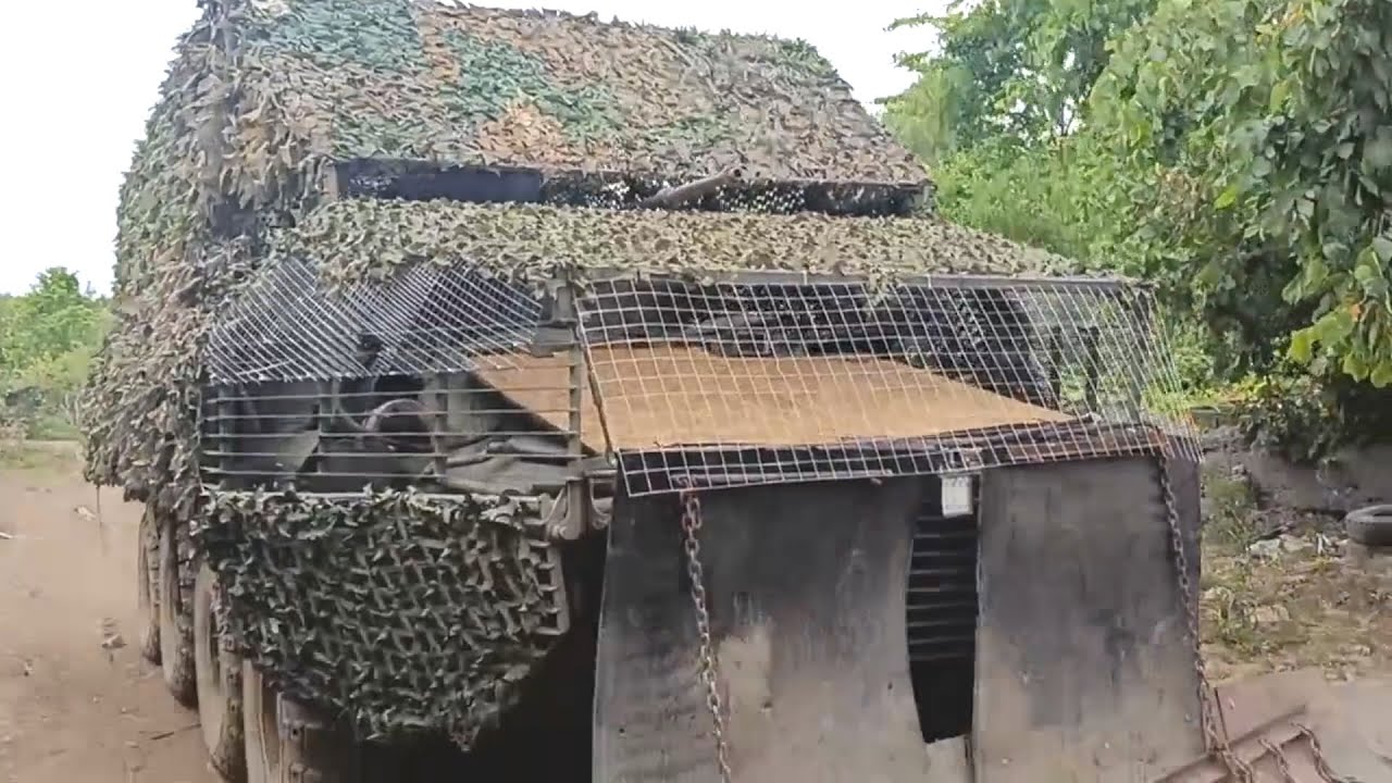 БТР-82А России оснастили защитой царь мангал