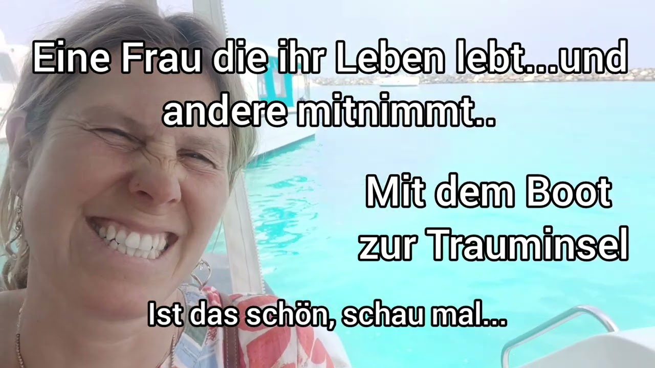 Noch mit dem Boot zur Trauminsel auf den Malediven...ein Traum wird wahr...