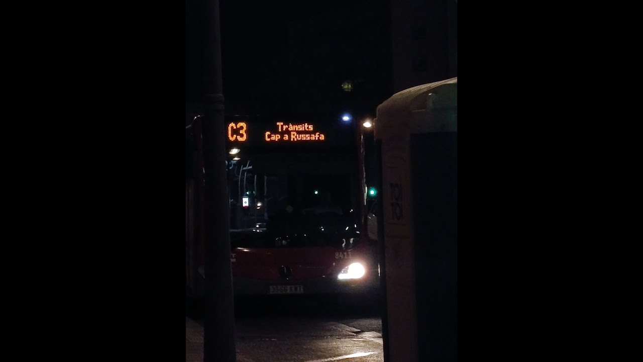 Viaje en la 8411 de la EMT Valencia desde Conselleria d'Educació hasta Jesús LC3 (89)