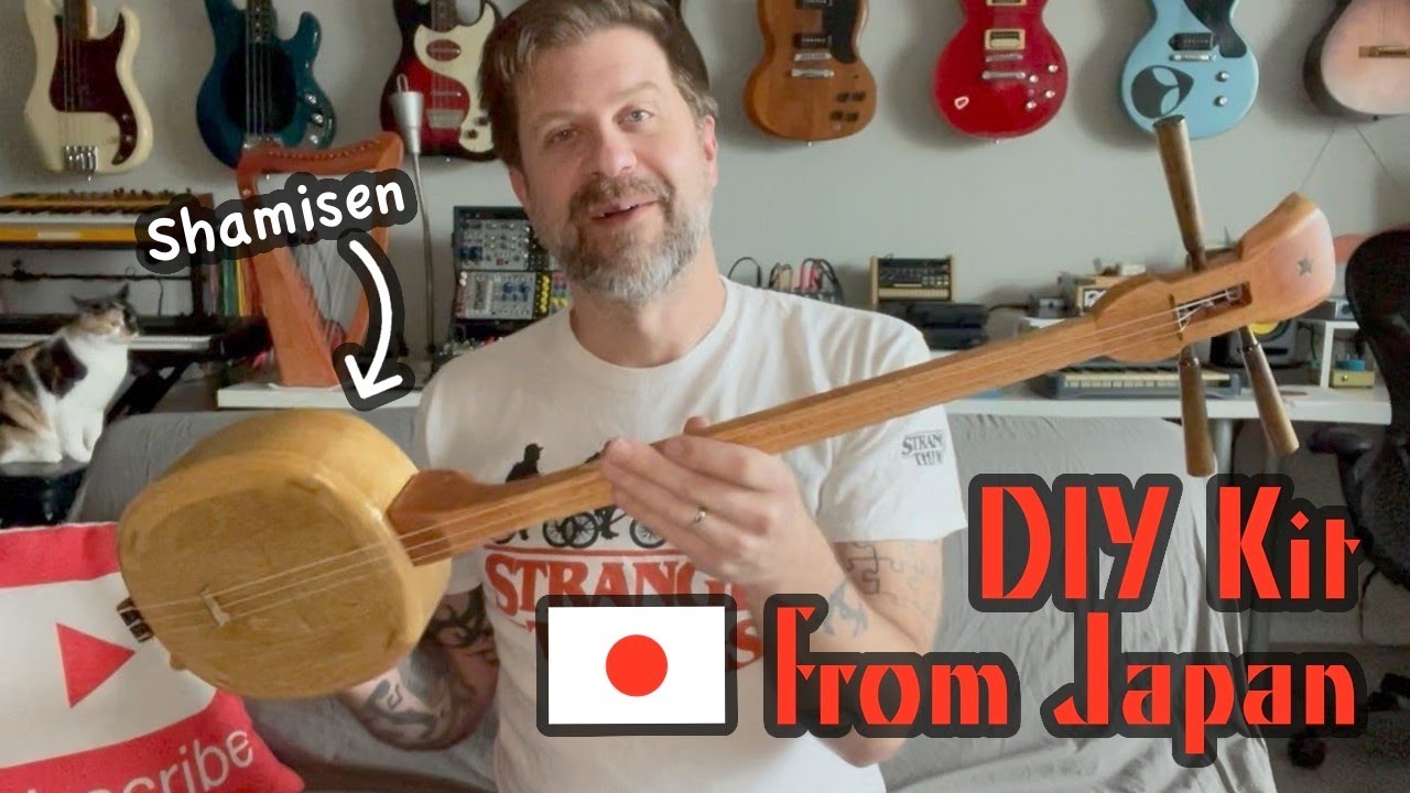 Building a DIY Shamisen Kit (3-string fretless instrument from Japan)