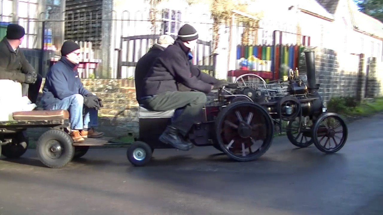 4" Fowler Traction Engine Road Run to the Pub