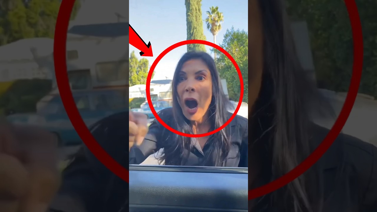 Crazy Karen Blames me for HITTING her Car 😭