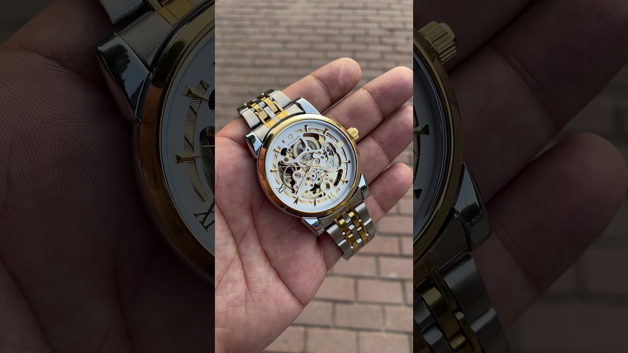 ROTOR - GOLDEN SILVER MECHANICAL WATCH || RIGOUTSTORE