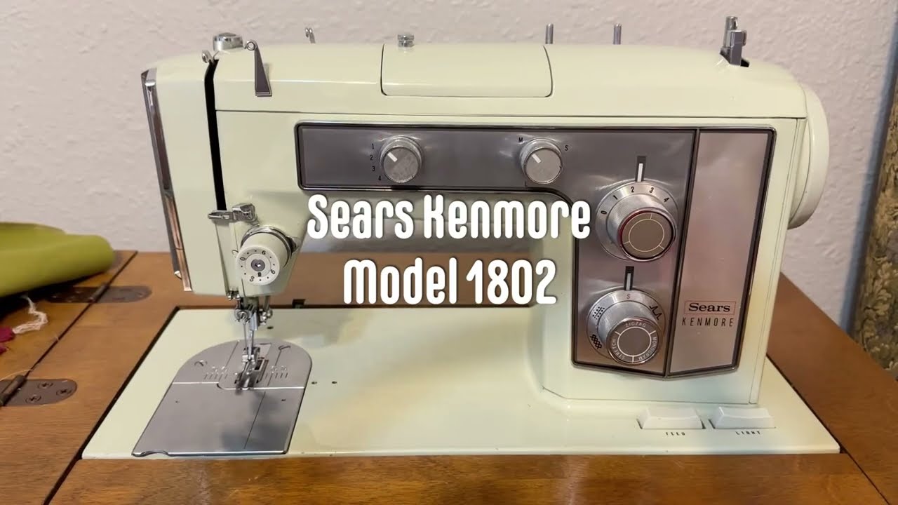 Sears Kenmore Model 1802 - Threading and Bobbin