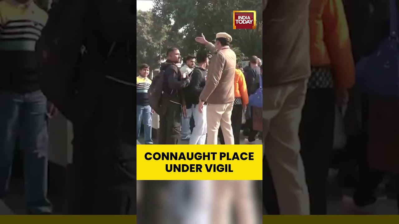 Connaught Place Under High Security For New Year Celebrations #ConnaughtPlace #DelhiPolice #2026