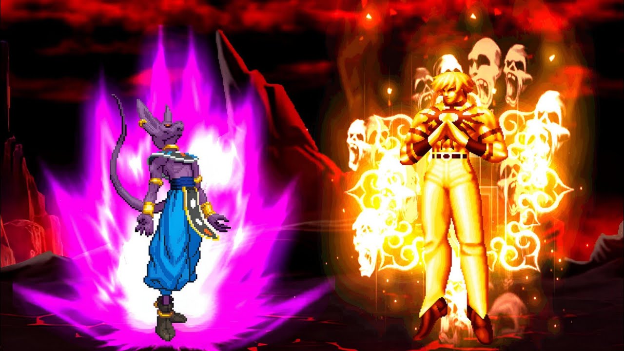 [DBZ vs KOF] Beerus vs Phoenix Orochi