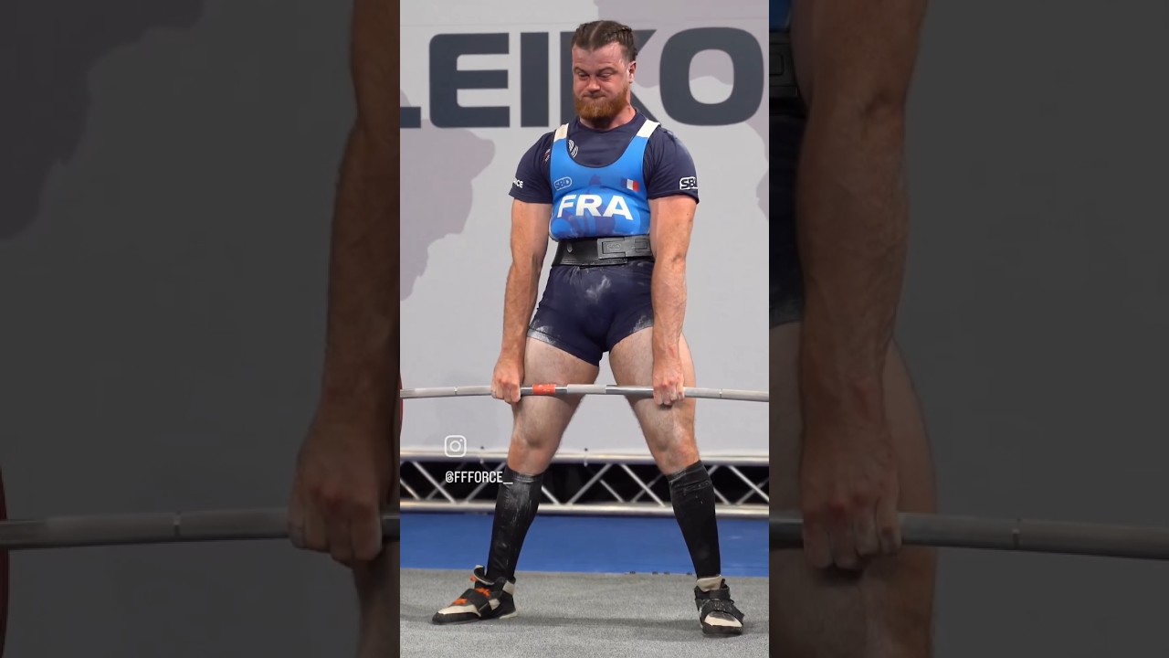Corentin Cl&eacute;ment 5&egrave;me MONDE en cat&eacute;gorie -105kgs 🇨🇵 #forceathl&eacute;tique