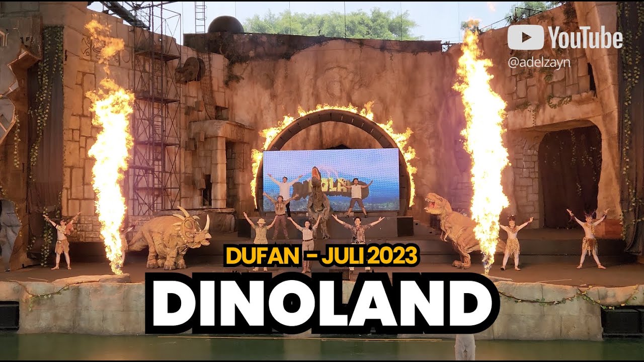 Dinosaurus DinoLand DUFAN - Juli 2023 #FULL VIDEO #dinoland #dufan