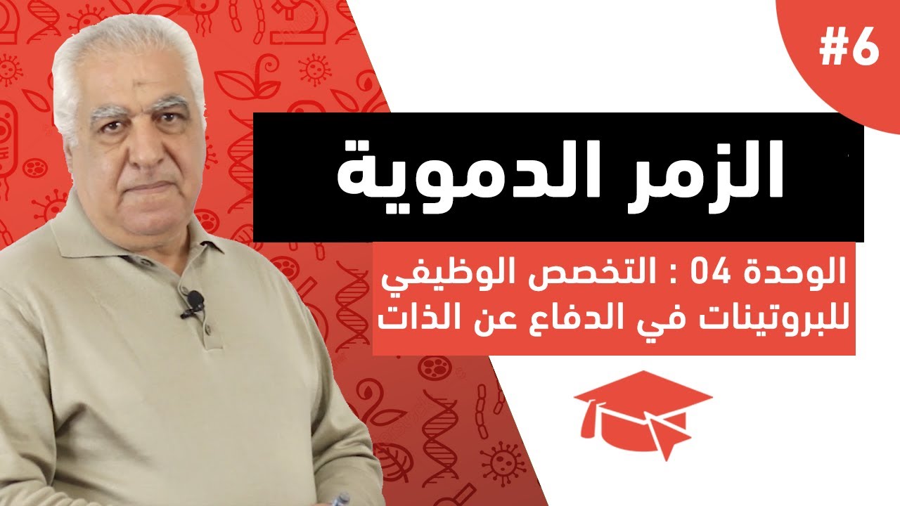 #6 مقارنة بين المستضدات الغشائية الموجودة على غشاء كريات الدم الحمراء : 1- الزمر الدموية