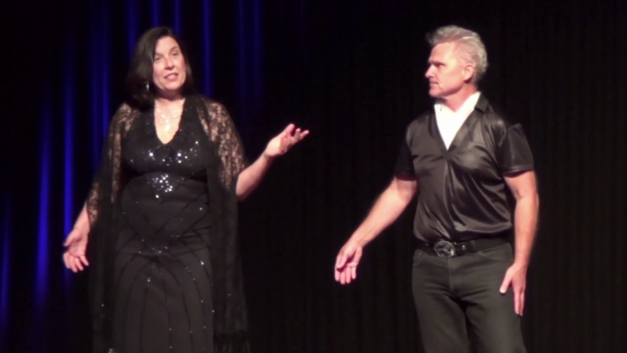 Ralph Bruchholz im Duett mit Irene Xander in Die Heldenreise Musical August 2018 K&ouml;ln