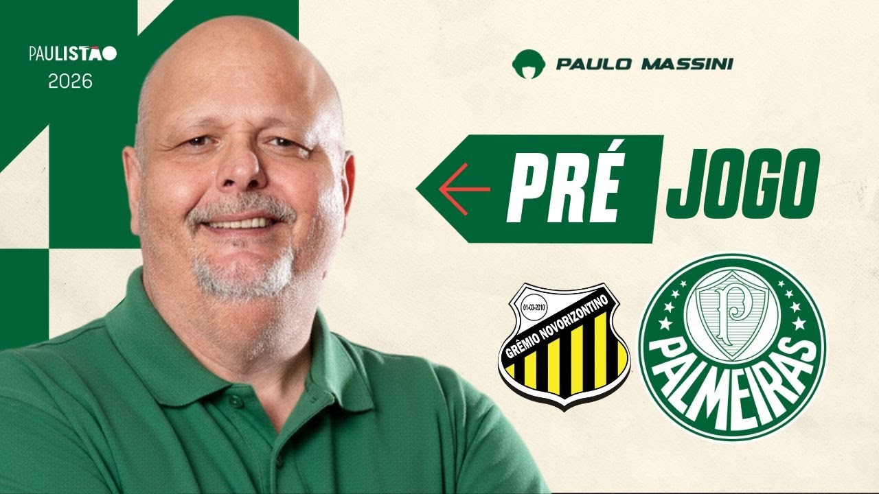 🚨PR&Eacute;-JOGO  NOVORIZONTINO X PALMEIRAS. AO VIVO! FINAL DO PAULIST&Atilde;O.