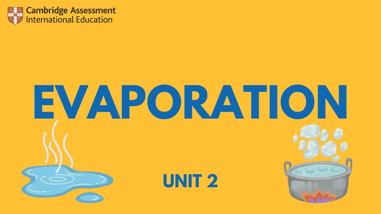 Unit 2 - Evaporation (Thermal) - Cambridge IGCSE Physics | 0625 | (2026-2028)