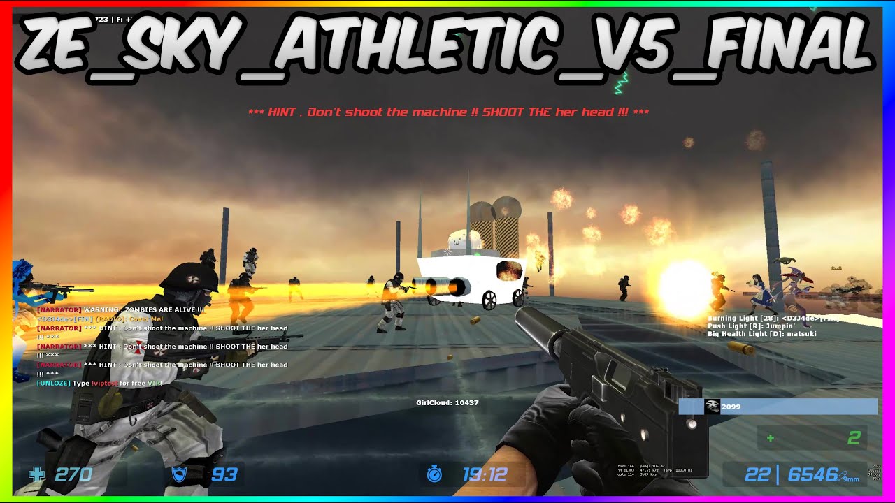 CSS ZOMBIE ESCAPE | Sky Athletic (Stage 1 Extreme)