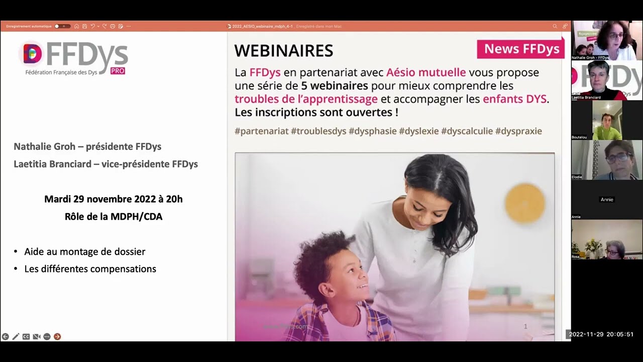 Troubles DYS   Les DYS et la MDPH avec @AESIOmutuelle