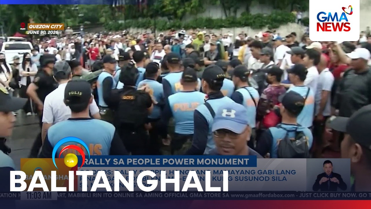 EDSA rally permit may be extended under conditions &mdash; QC LGU | Balitanghali