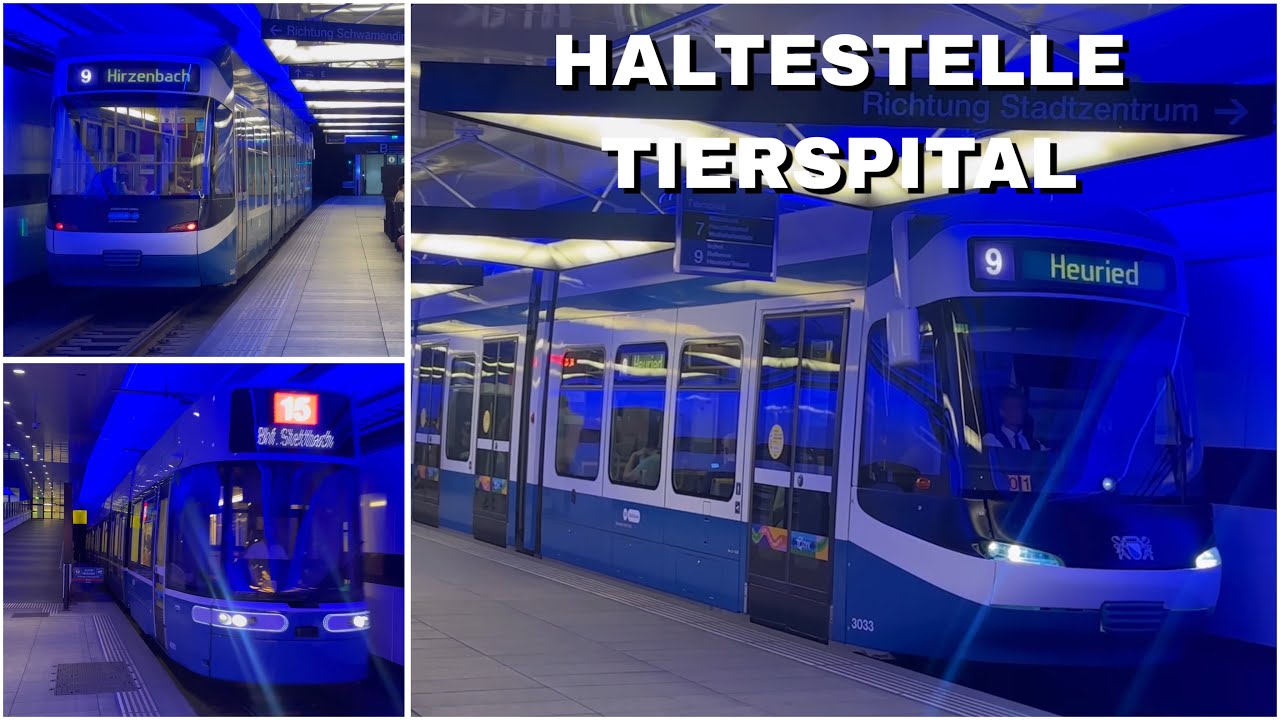 Tram Haltestelle Tierspital | Tram stop Tierspital (2025)