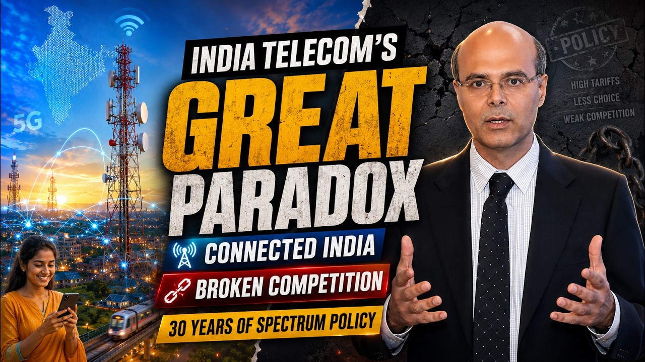 India Telecom&rsquo;s Great Paradox: Connected India, Broken Competition | 30 Years of Spectrum Policy