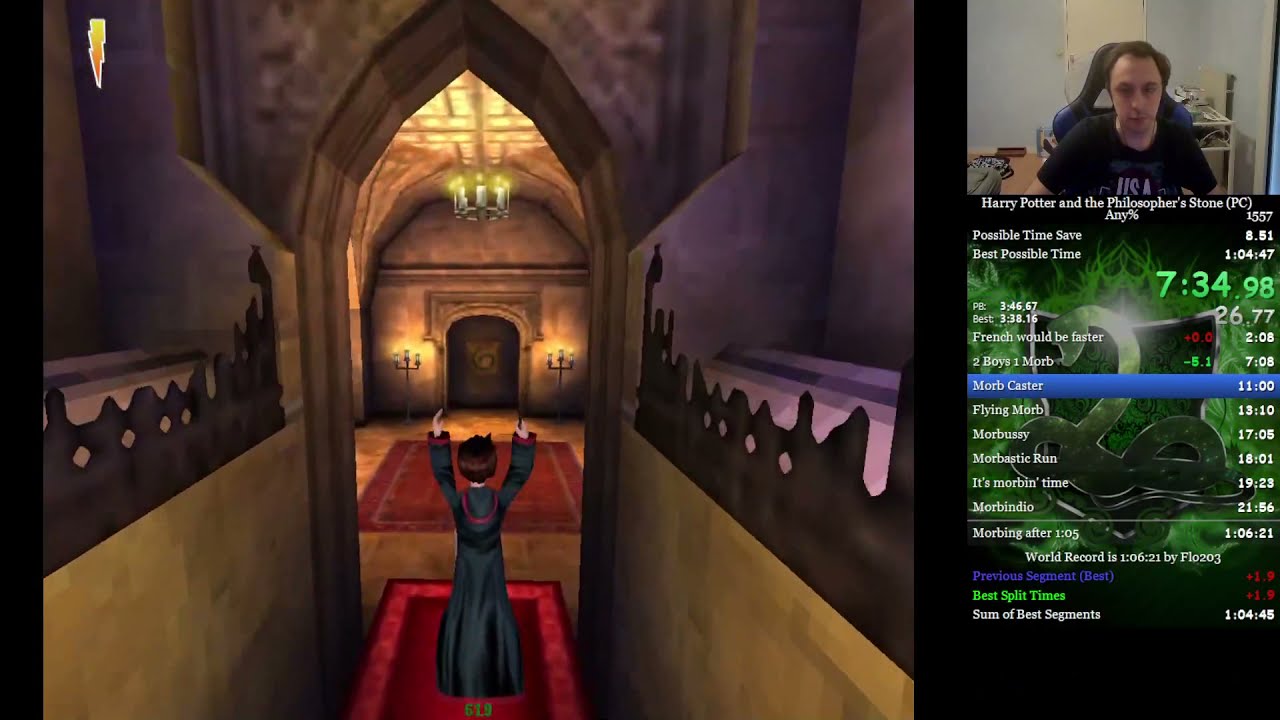 Harry Potter 1 Any% Speedrun - 