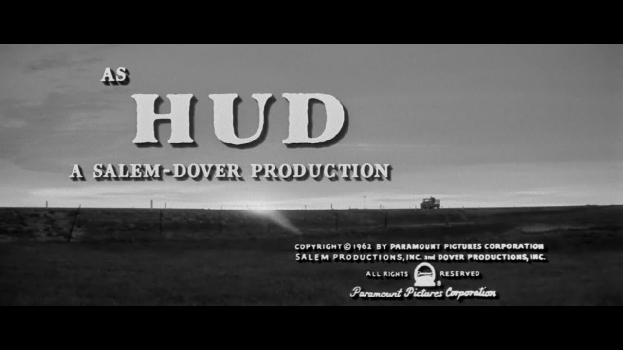 Le Plus sauvage d'entre tous (Hud - 1963) - Générique de début HD