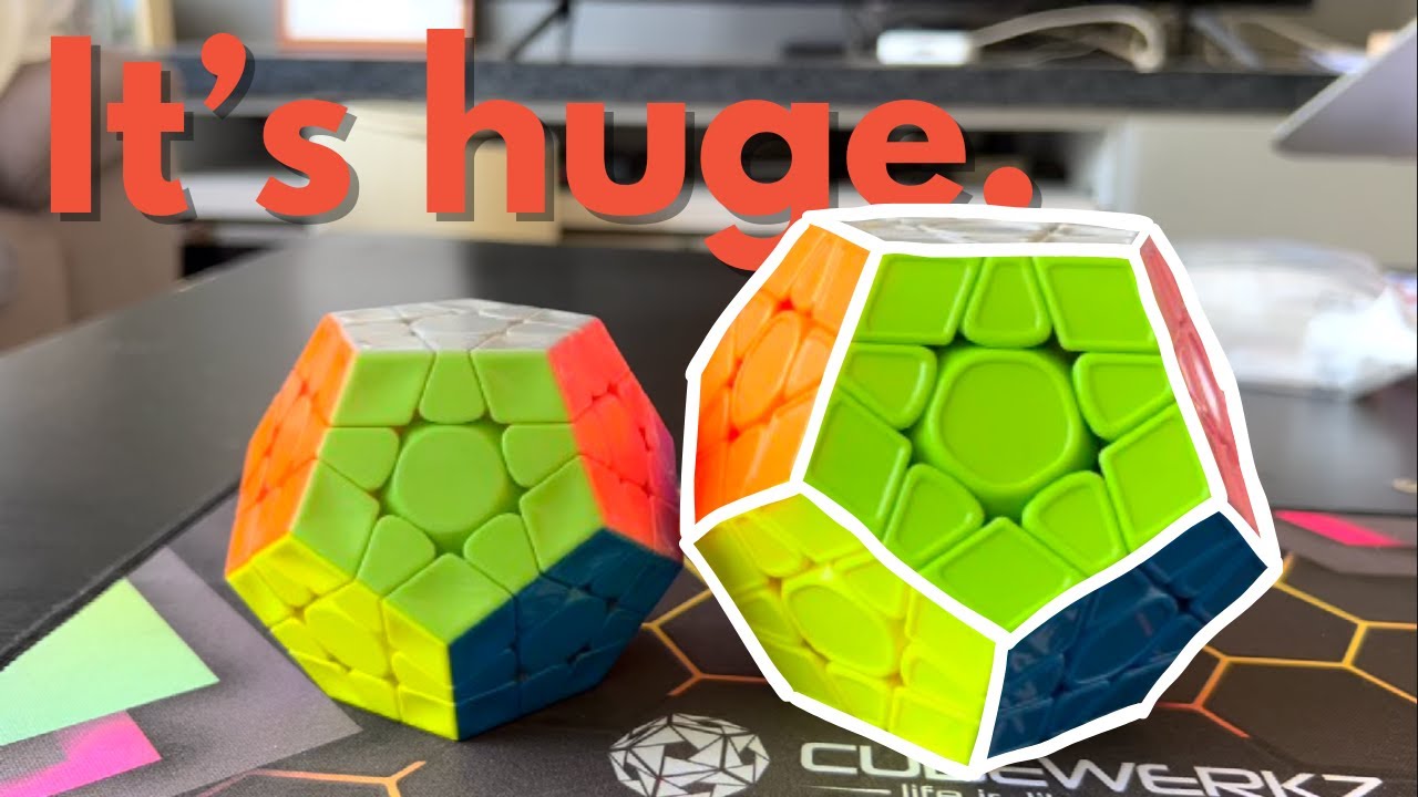 MEGAminx Unboxing (feat. 44 single!) | Diansheng Hulk Megaminx