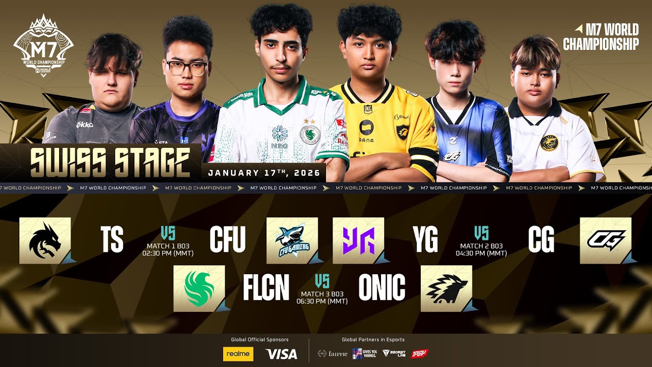 🔴 LIVE | SWISS STAGE သတ္တမနေ့ | M7 World Championship | (MM)