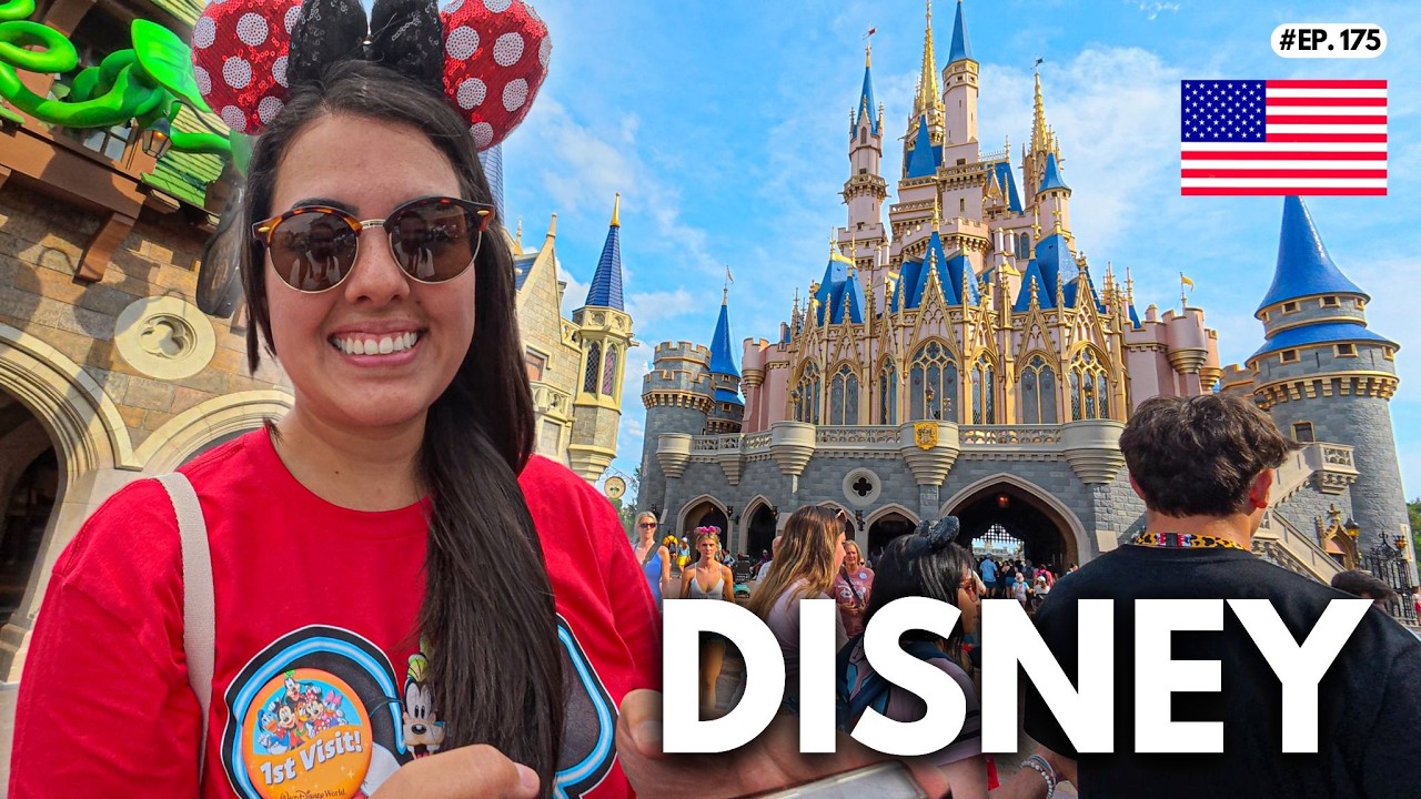 ACONTECEU! FOMOS na DISNEY pela PRIMEIRA VEZ 🇺🇸 #ep175