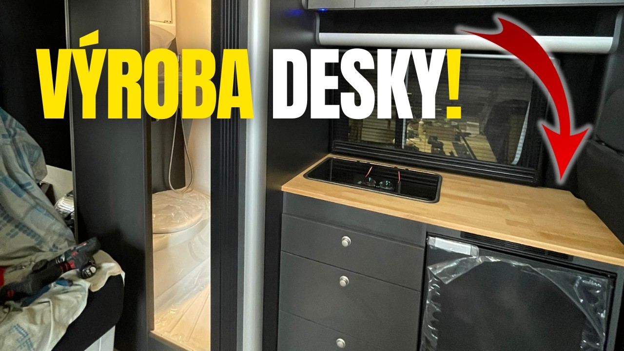 Timelapse z výroby dřevěné kuchyňské desky!