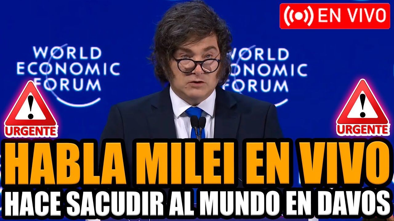 🔴URGENTE HABLA MILEI EN VIVO EN DAVOS Y HACE SACUDIR AL MUNDO ENTERO | FRAN FIJAP