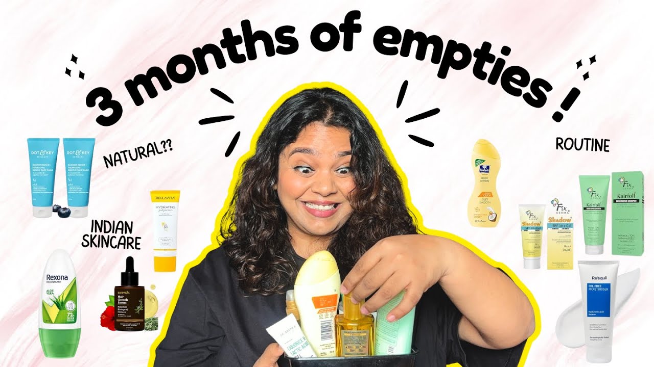 What I Actually Finished! 3 Months of Indian Skincare Empties + Routine Breakdown | Avneet Talwar