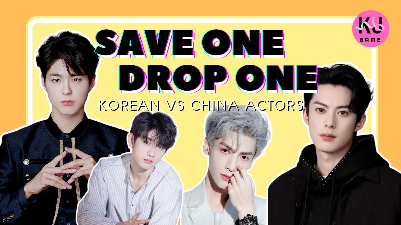 SAVE ONE DROP ONE  Ep.2 // Korean male actor vs Chinese male actor