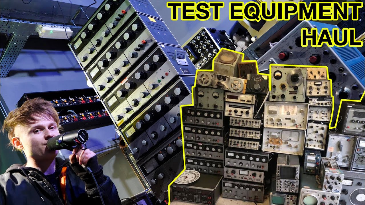 I Bought A Massive Pile Of Mystery Test Equipment...